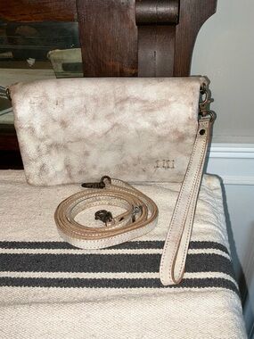 NWOT Bed Stu Leather Cadence Wallet Wristlet Crossbody Nectar Lux MSRP $175